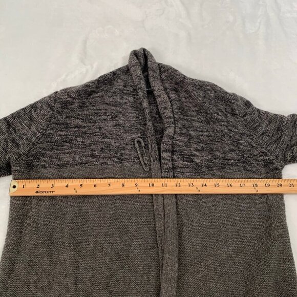 Eileen Fisher long sleeve open front tunic long duster trench cardigan sweater - Picture 8 of 8